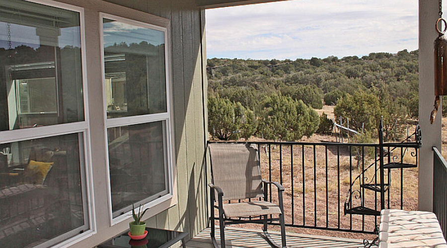 Relaxing Covered Front Deck