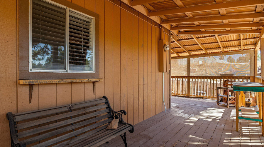 Covered patio