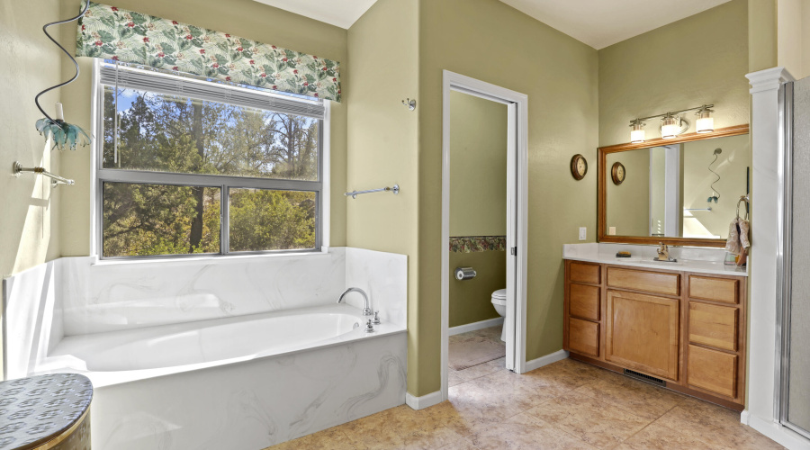 Master Bathroom with Tub