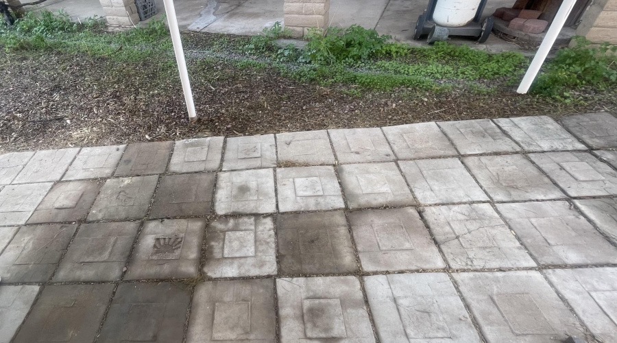 Paver patio