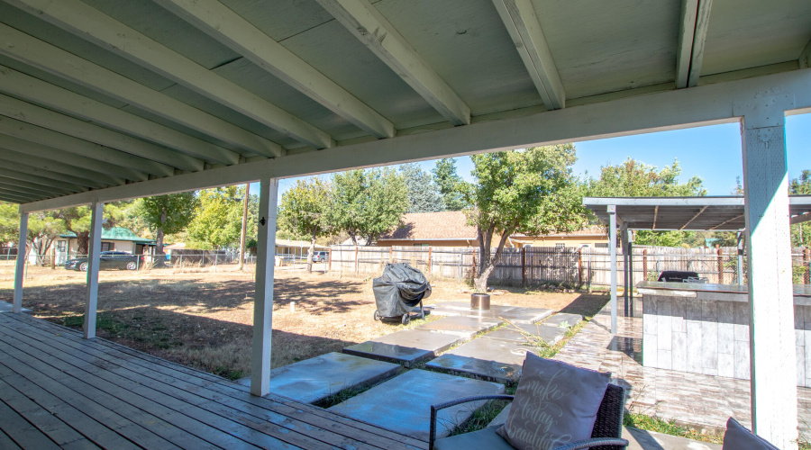 Back Yard Covered Patio