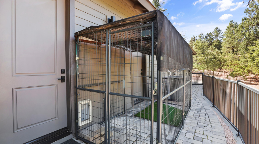 Small Dog Run off of Mudroom