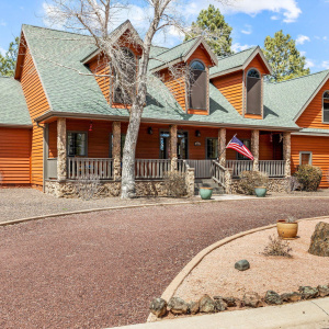 Front of Home with Circular Driveway