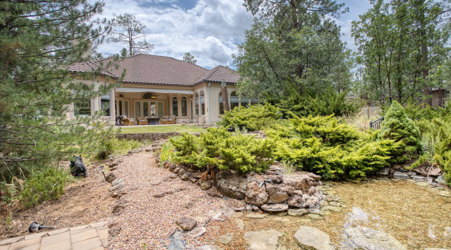 Back covered patio