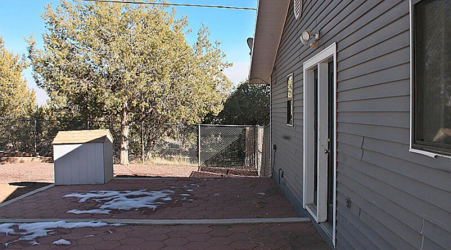 Patio Area in Backyard