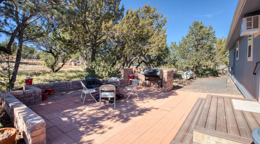 Rear Deck and Patio