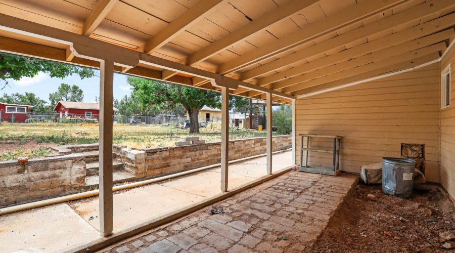 Back Covered Patio