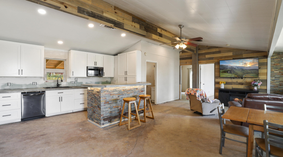 Living Room Kitchen