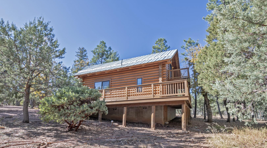 exterior view east side of cabin