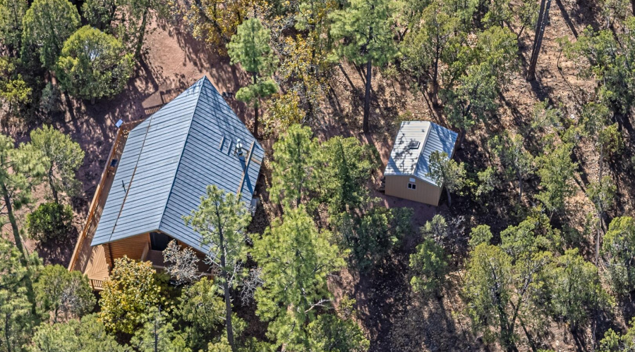 aireal cabin and tack shed