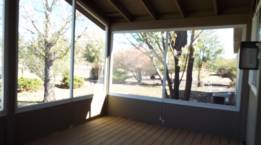 Rear deck AZ room