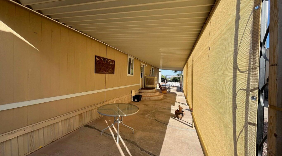 Covered patio