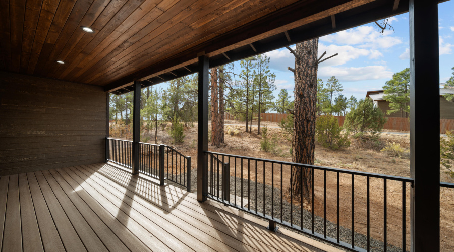 Covered Back Deck