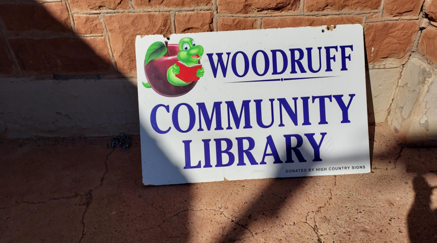 Library sign