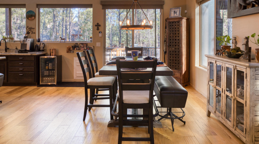 Large dining area