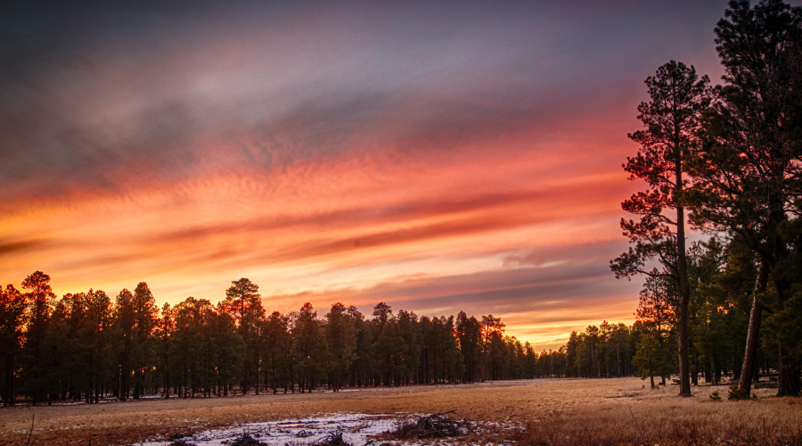 Sunset in the White Mountains