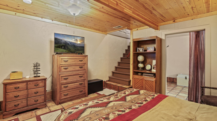 Master Bedroom with stairs