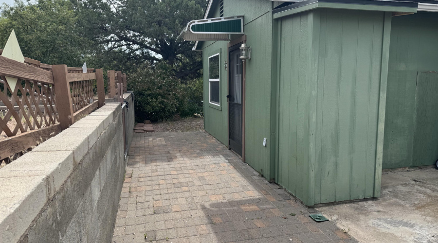 Green Building Brick Patio