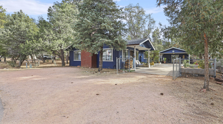 Front Yard and Gated Entry