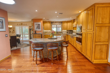 Kitchen with lots of cabinets