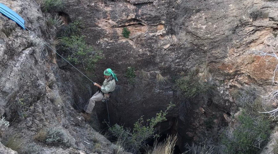 Entrance to the cave