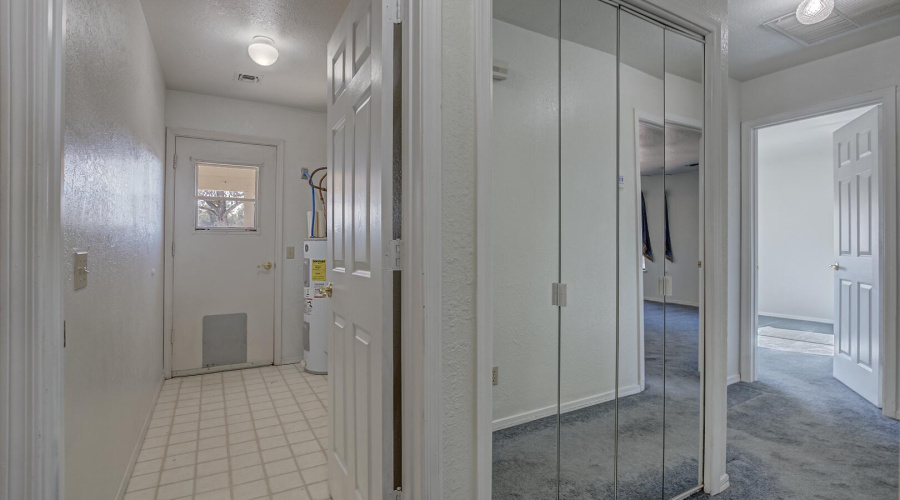 Laundry Room and hall closet