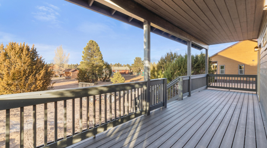 Covered Back Deck