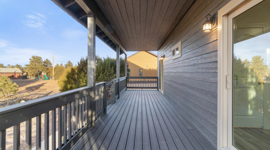 Covered Back Deck