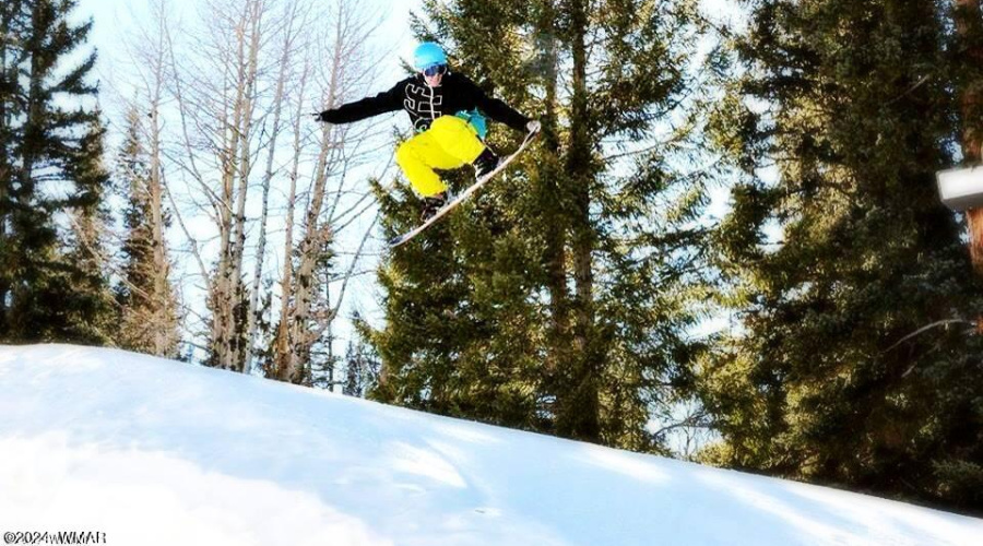 Snowboarding at Sunrise