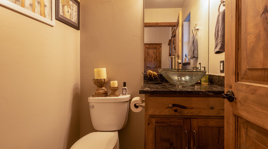 Powder room for guests