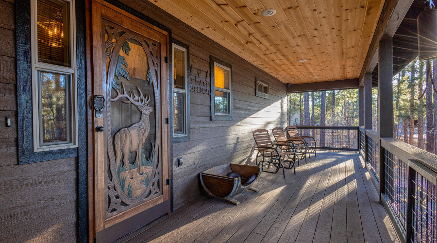 Relaxing, inviting front porch