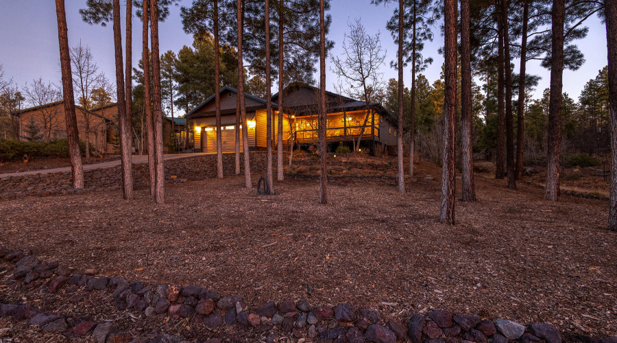 Large front yard with upgraded landscapi