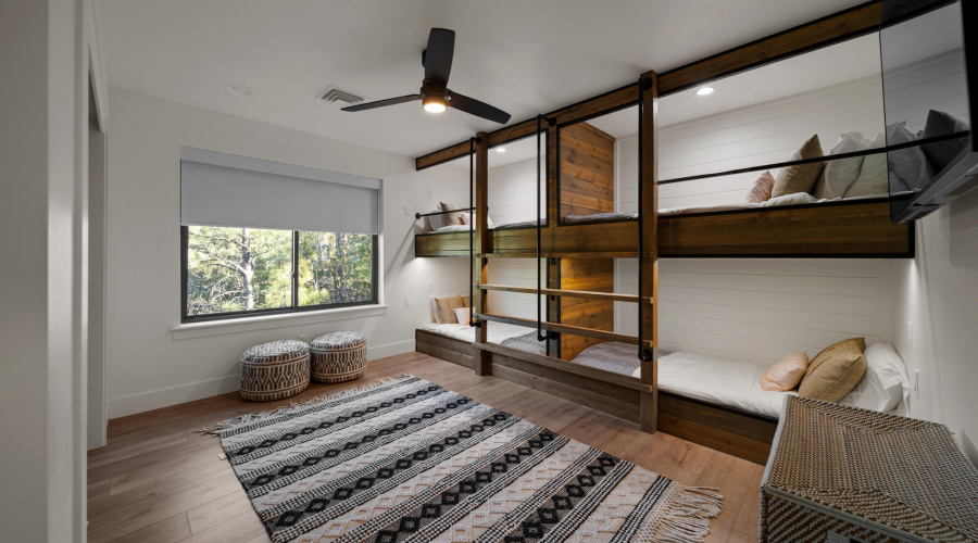 View Of Built In Bunk Beds