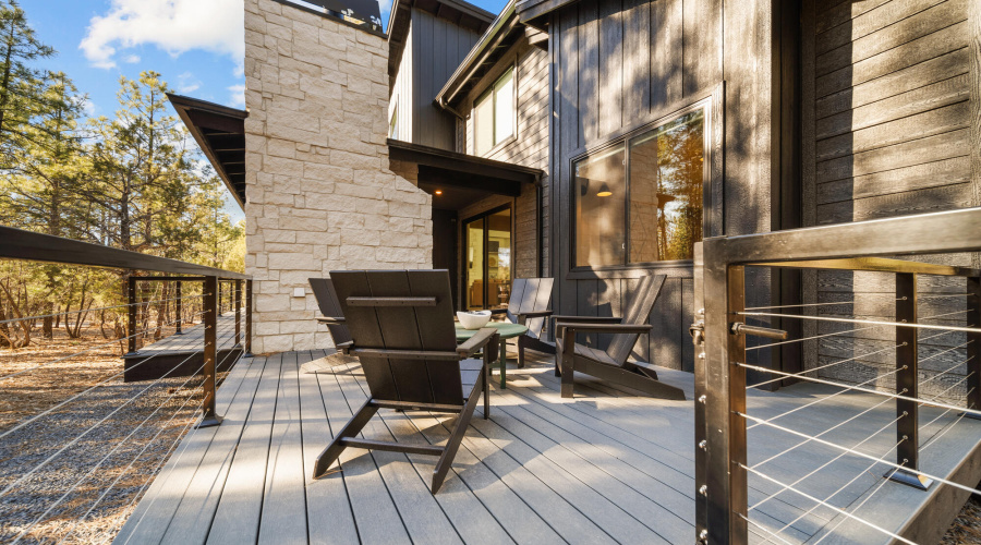 Sitting Area On Back Deck