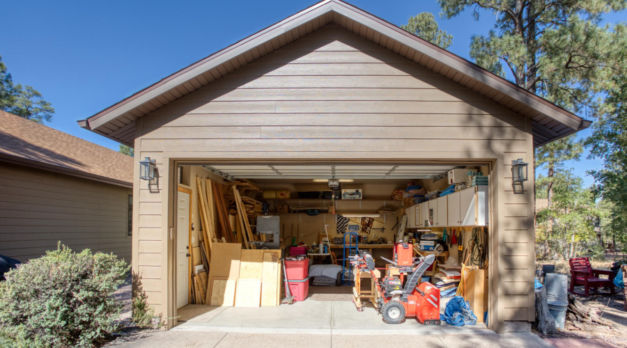 Garage with Ample Storage