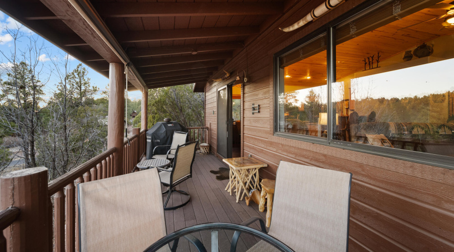 Large Covered Back Deck