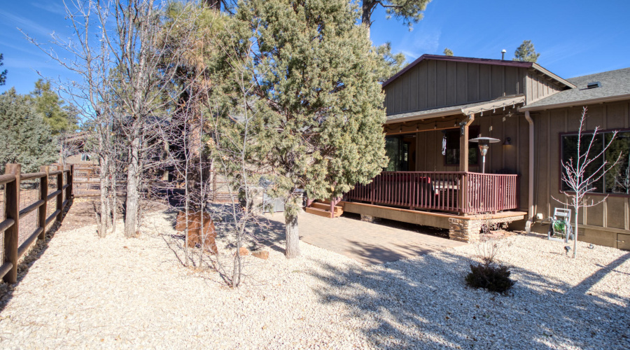 Fenced Back yard