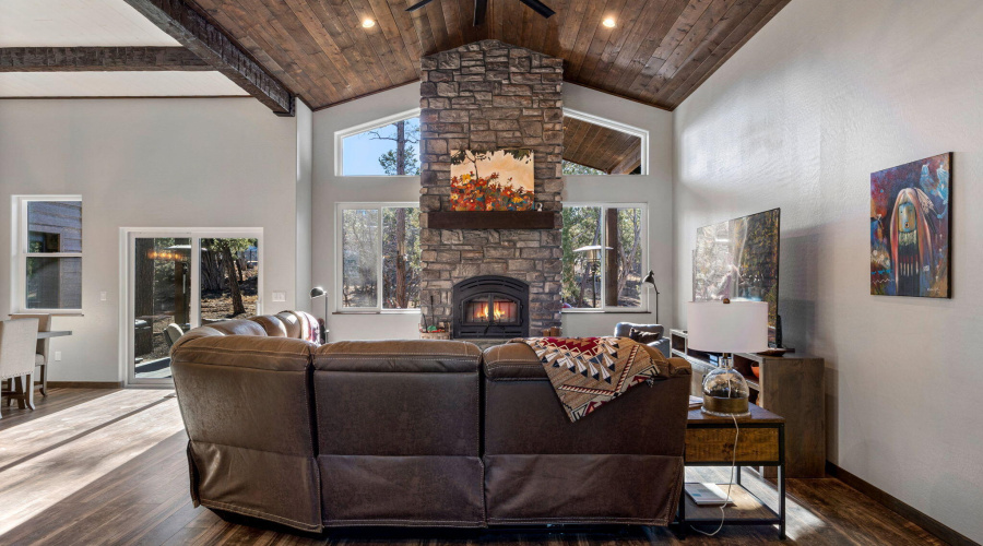 Living Room with Fireplace