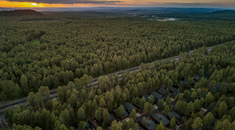 Aerial View of Surrounding Community