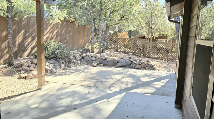 Covered patio