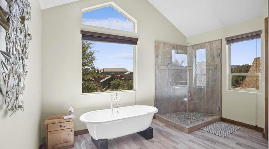 Master Bathroom w Soaking Tub