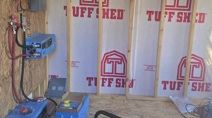 Tuff Shed Solar Equipmt