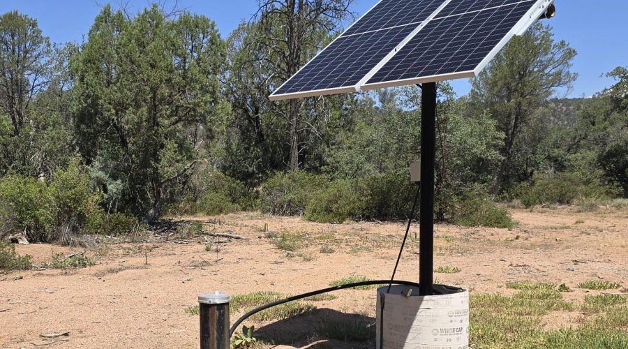 Well & Solar panel