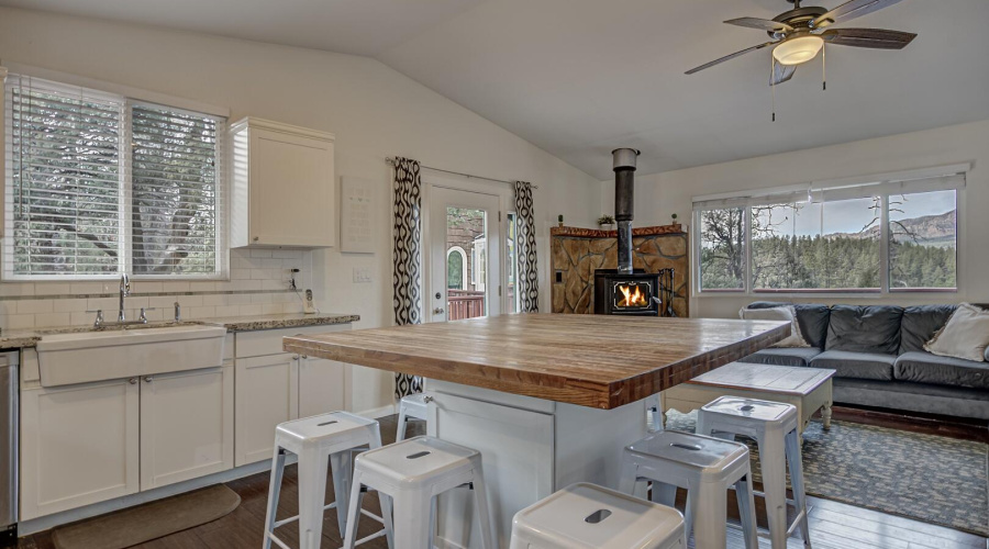 Kitchen to Living Area