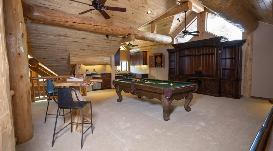 Billiard Room with office