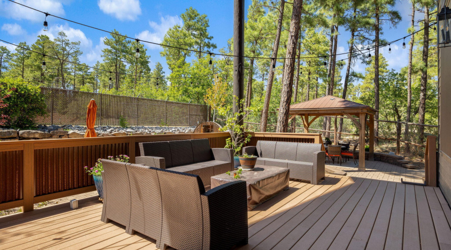 Covered Back Deck