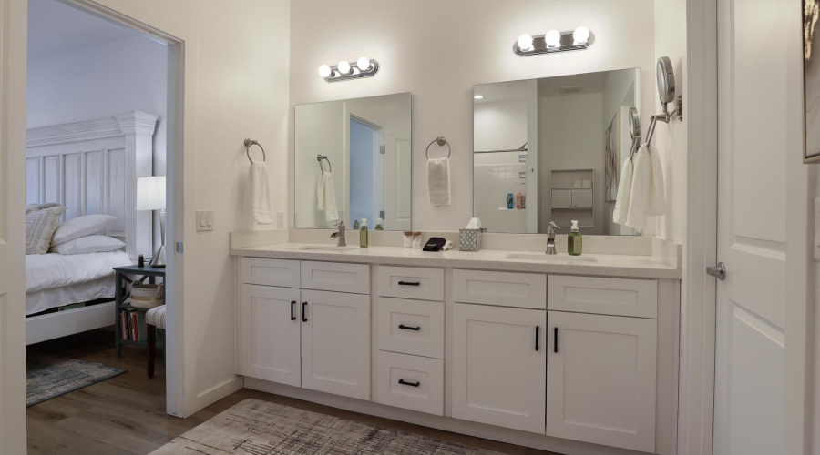 Primary Bath with Dual Vanities