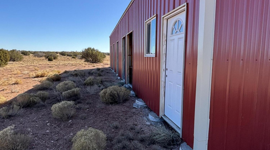 North Side of Garage