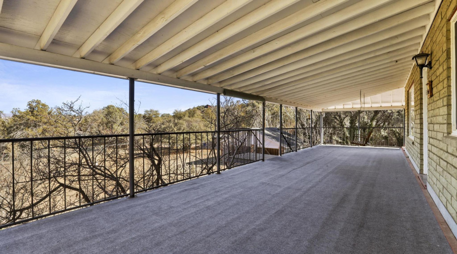 Covered Deck off Primary Bedroom