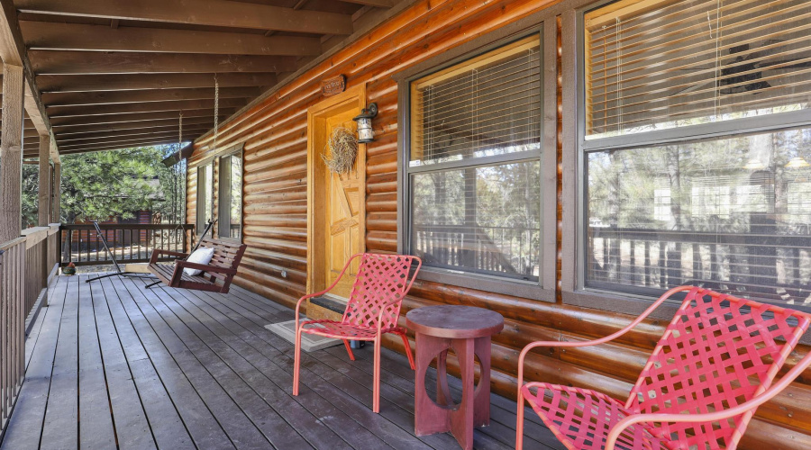 front deck and entrance